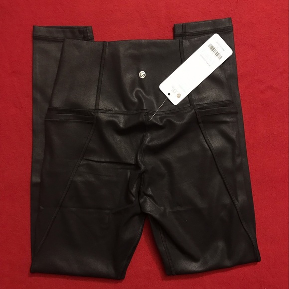 NWT CRZ YOGA Butterluxe Matte Faux Leather Leggings - Picture 6 of 16